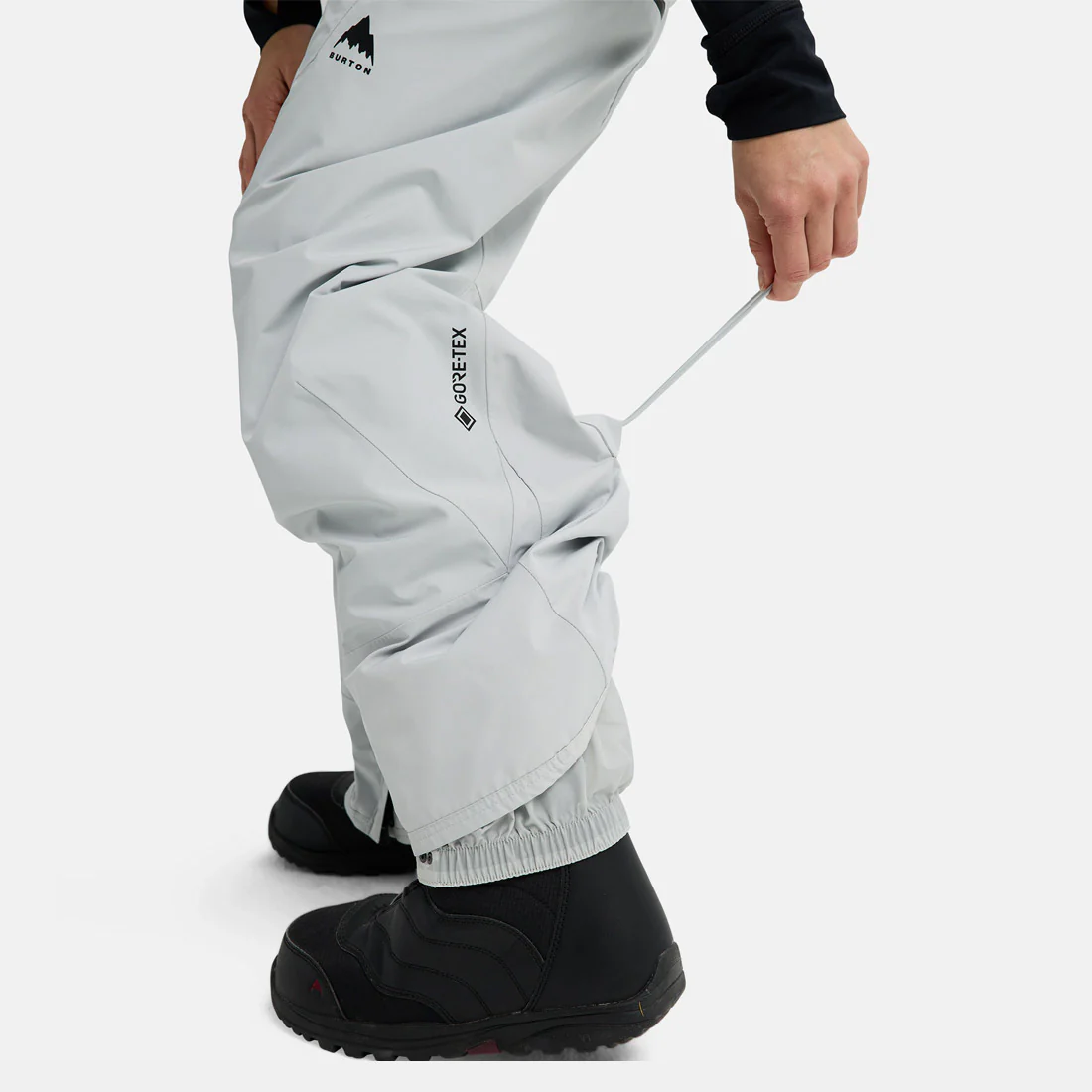 BURTON Women's Gore-Tex 2L Reserve Bib Pant 2026 - Gray Cloud - Image 6