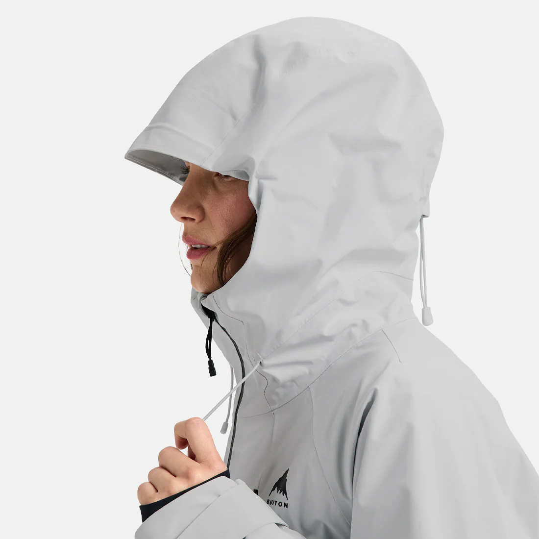 BURTON Women's Gore-Tex 2L Reserve Insulated Jacket 2026 - Gray Cloud - Image 4