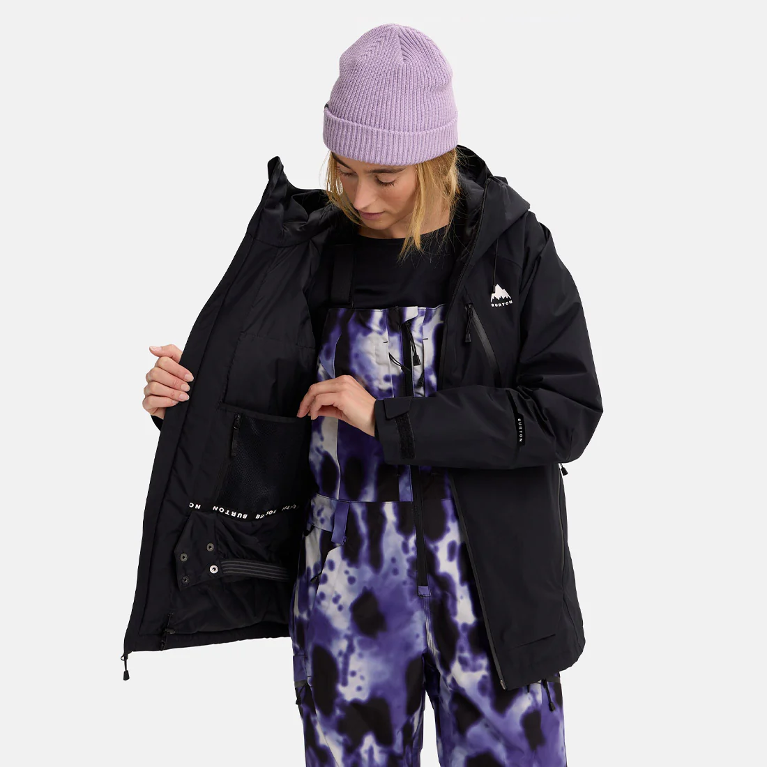 BURTON Women's Gore-Tex 2L Reserve Insulated Jacket 2026 - True Black - Image 7