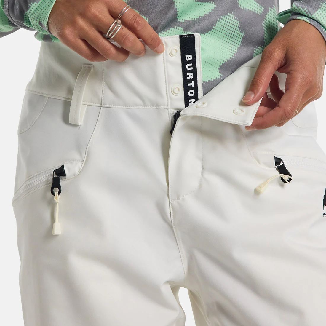 BURTON Women's Marcy High Rise Pant 2025 - Stout White - Image 6