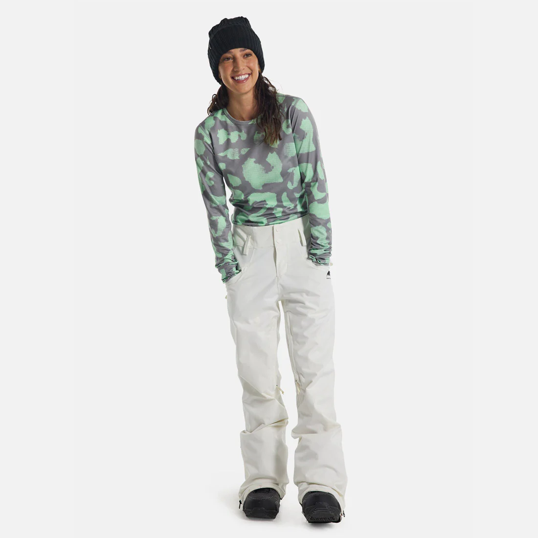 BURTON Women's Marcy High Rise Pant 2025 - Stout White - Image 7