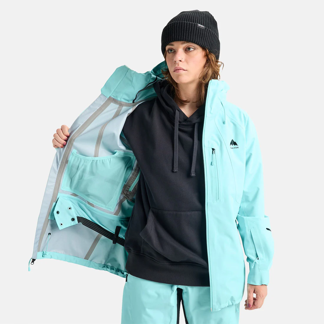 BURTON Women's Reserve 3L Jacket - Light Teal - Image 7