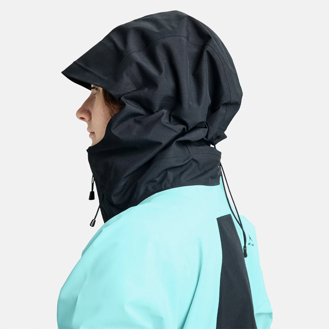 BURTON Women's Reserve 3L Jacket - True Black/Light Teal - Image 4