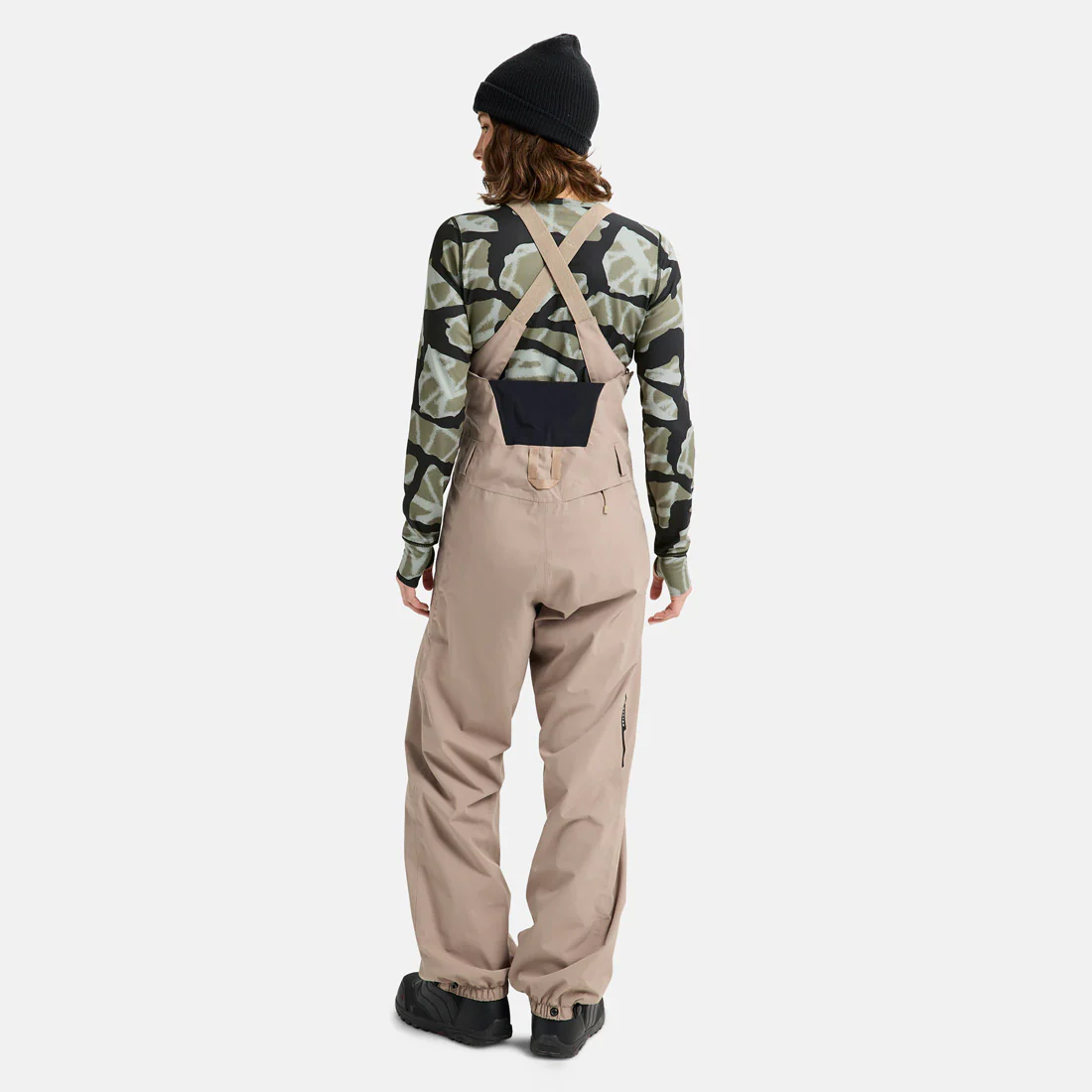 BURTON Women's Reserve 2L Bib Pant 2026 - Summit Taupe - Image 2