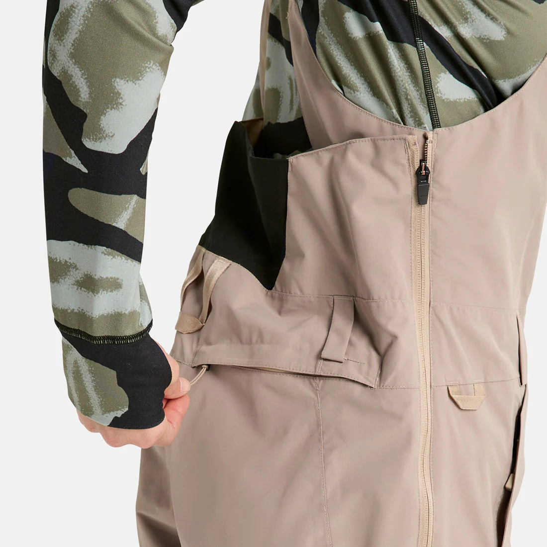 BURTON Women's Reserve 2L Bib Pant 2026 - Summit Taupe - Image 5