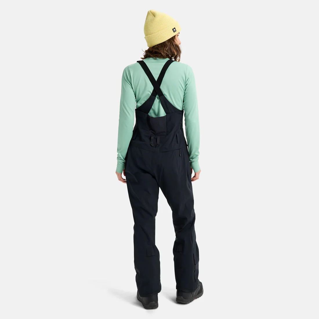 BURTON Women's Reserve Stretch Bib Pant 2026 - True Black - Image 2