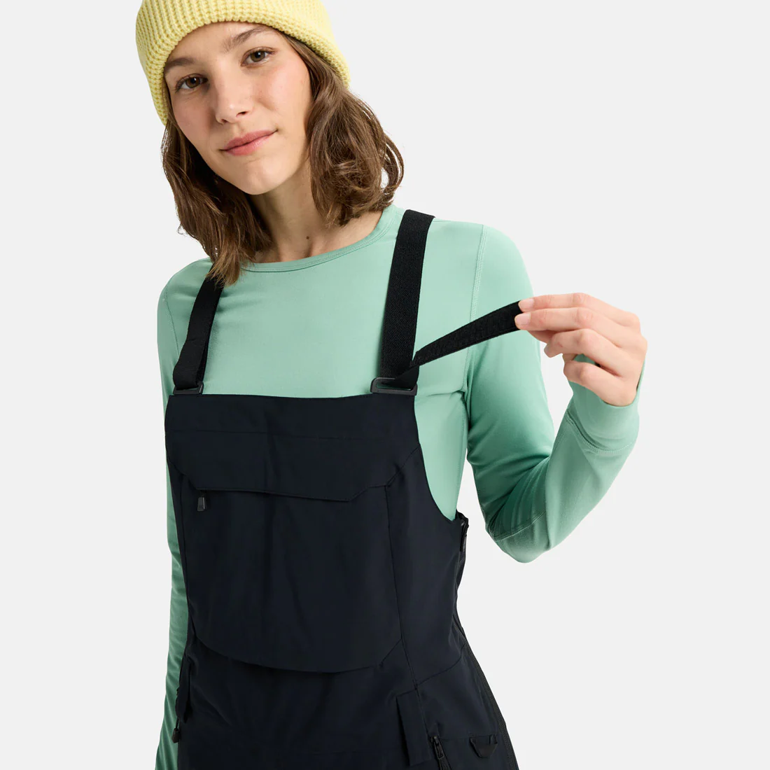BURTON Women's Reserve Stretch Bib Pant 2026 - True Black - Image 3