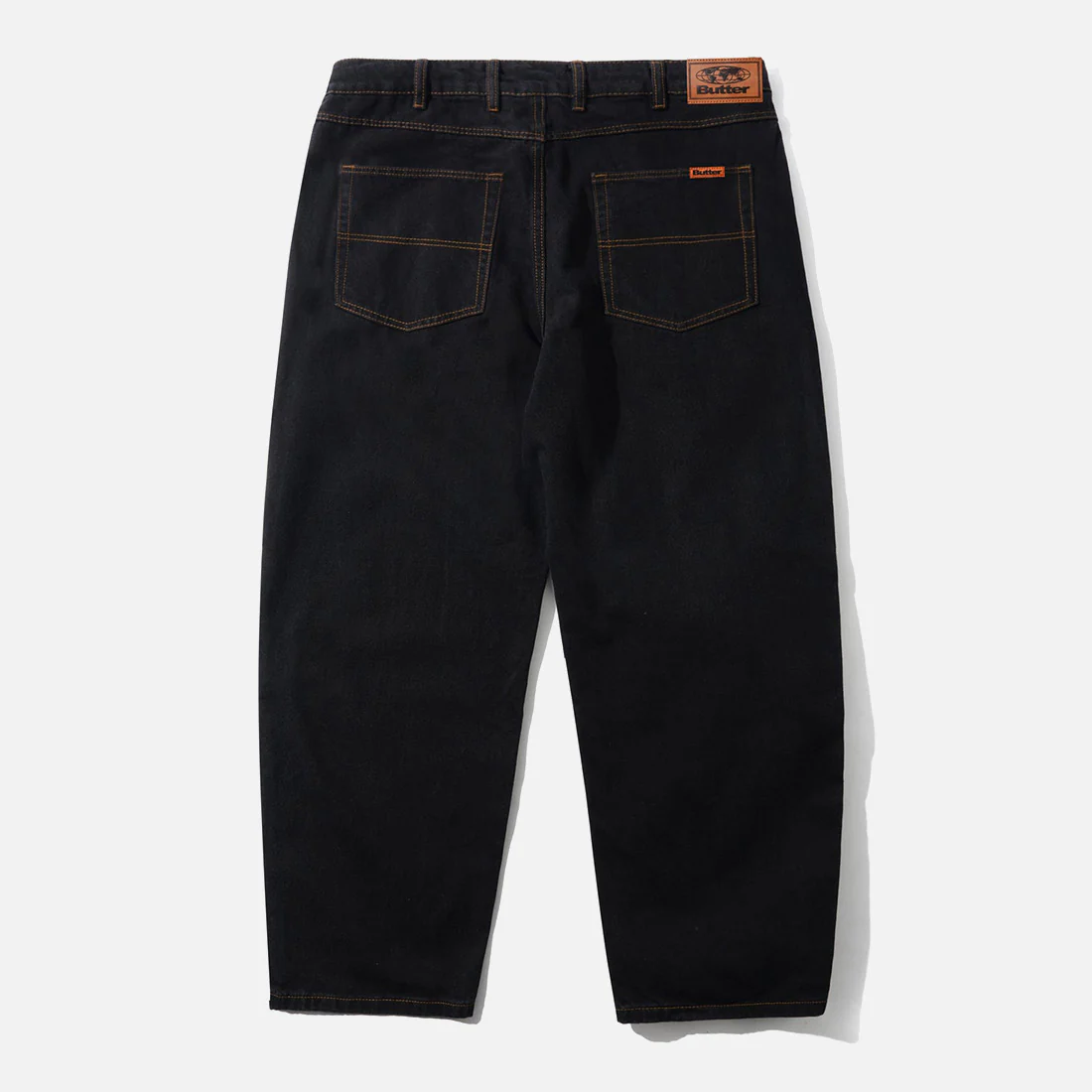 BUTTER GOODS Baggy Denim Jeans - Washed Black - Image 2
