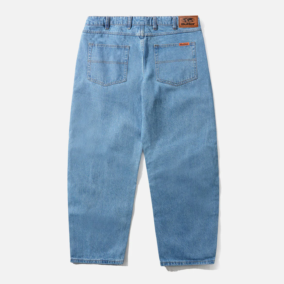 BUTTER GOODS Baggy Denim Jeans - Washed Indigo - Image 2