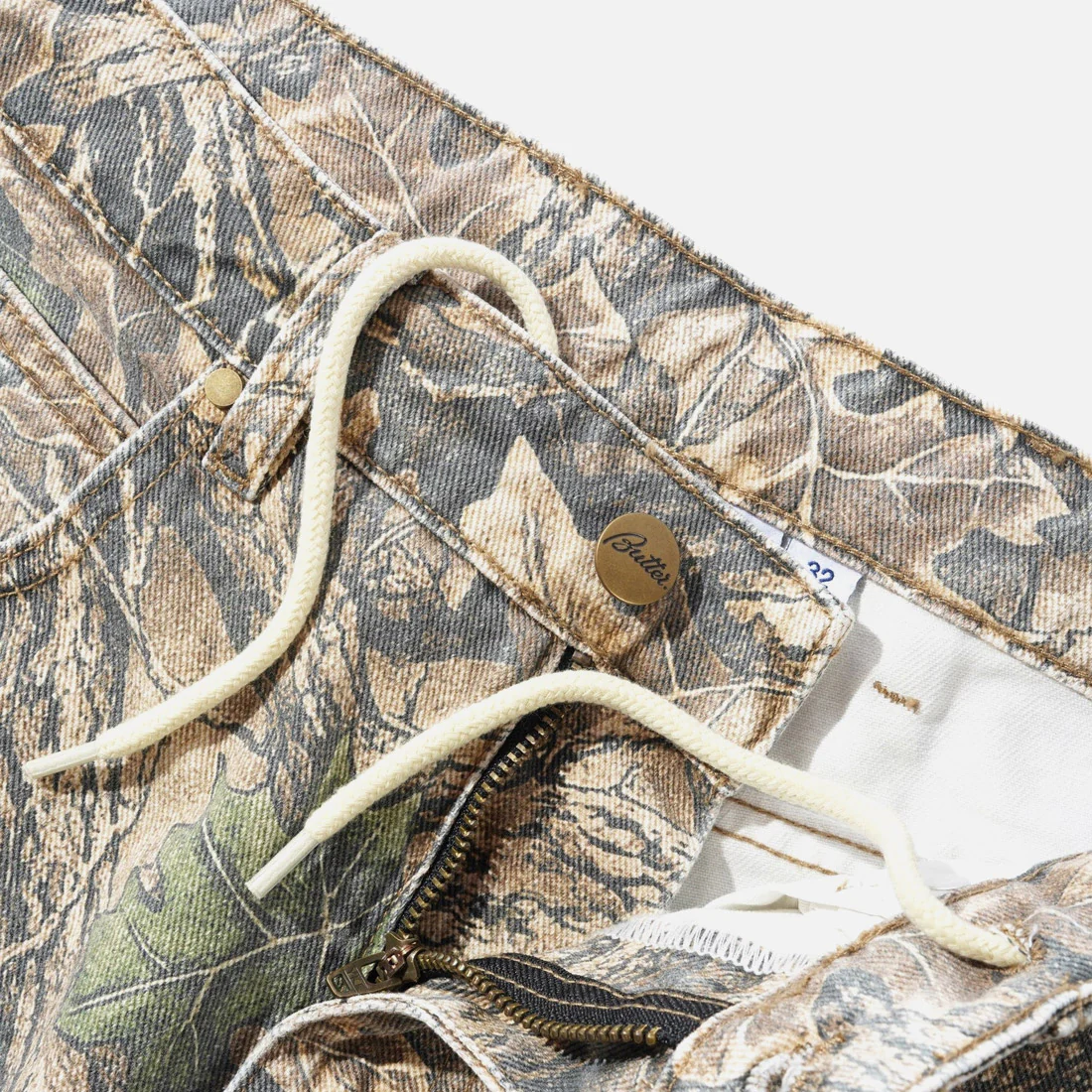 BUTTER GOODS Carpenter Denim Jeans - Forest Camo - Image 3