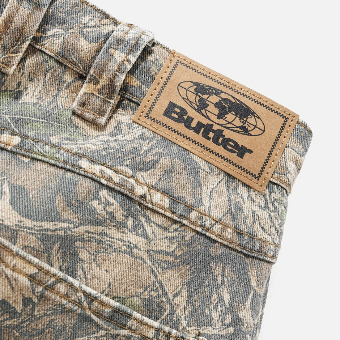 BUTTER GOODS Carpenter Denim Jeans - Forest Camo - Image 5