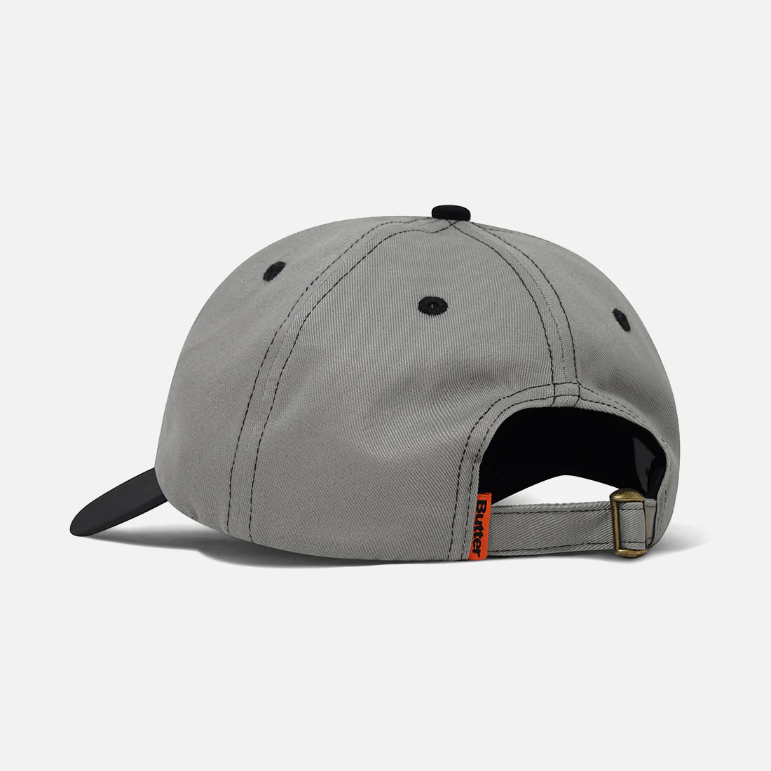 BUTTER GOODS Footprints 6 Panel Cap - Cool Grey - Image 2