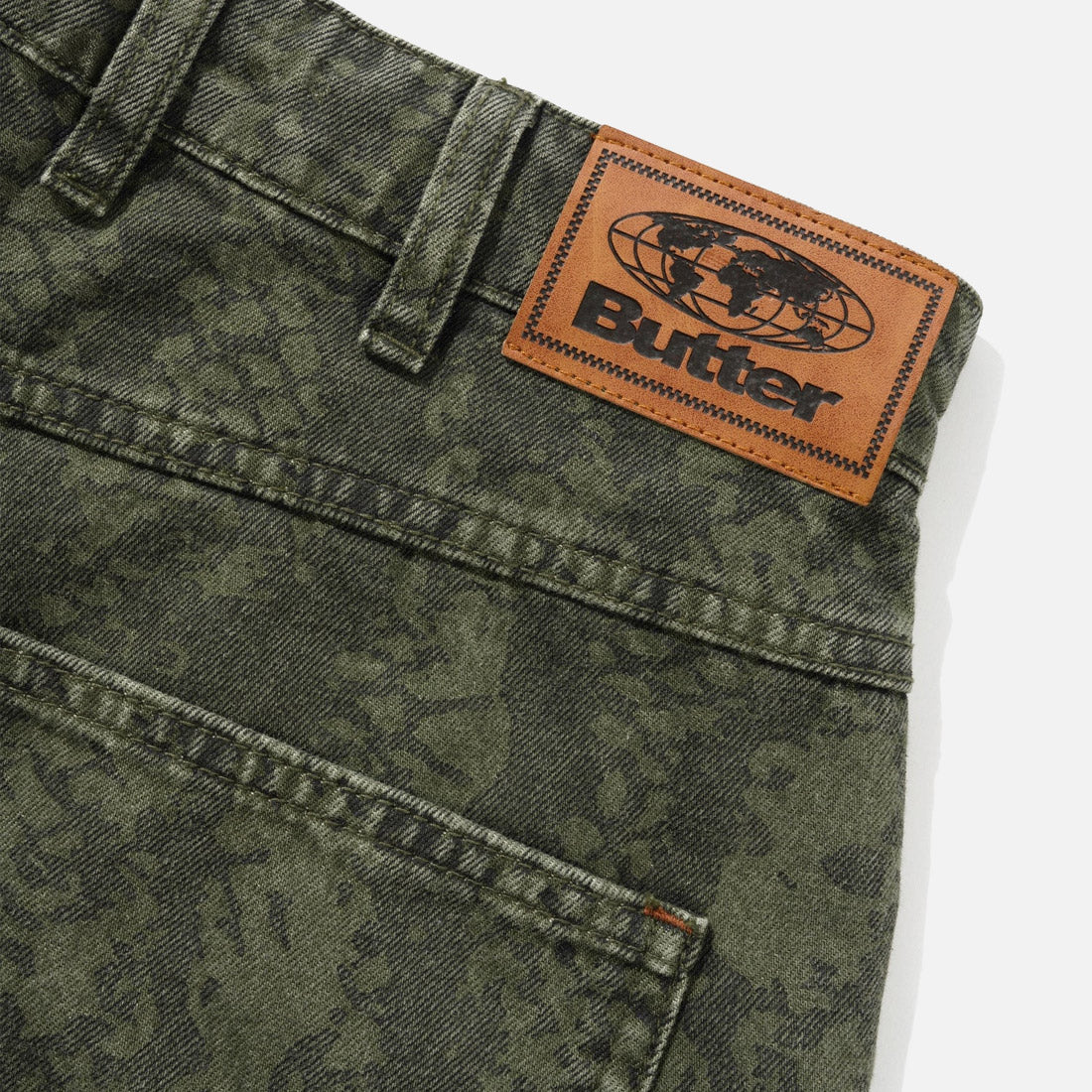 BUTTER GOODS Garage Denim Jeans - Lowland Camo - Image 5