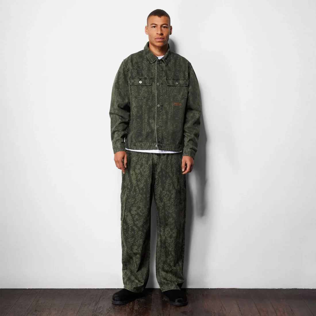 BUTTER GOODS Garage Denim Jeans - Lowland Camo - Image 6