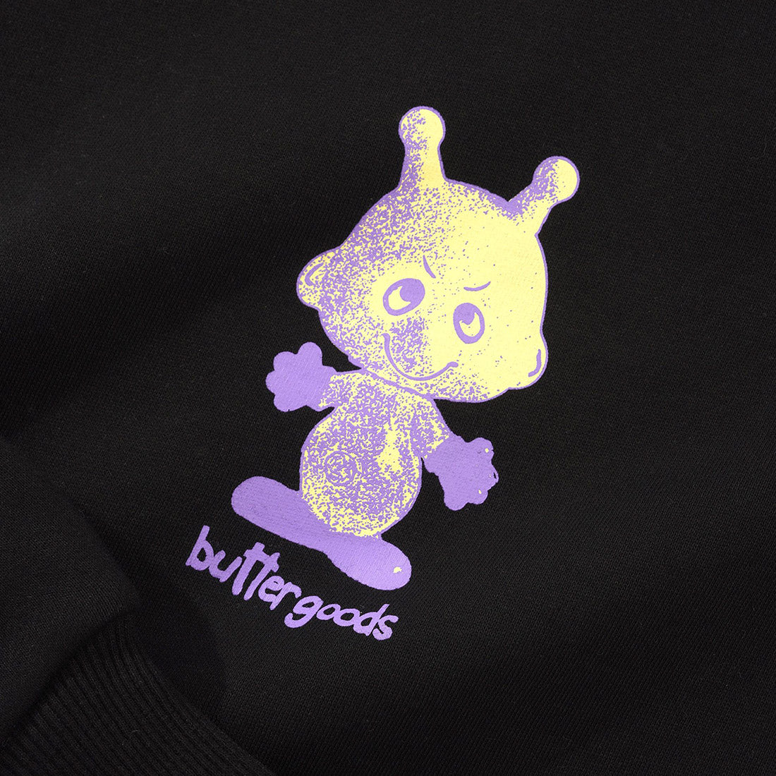 BUTTER GOODS Newcomer Pullover Hood - Black - Image 2