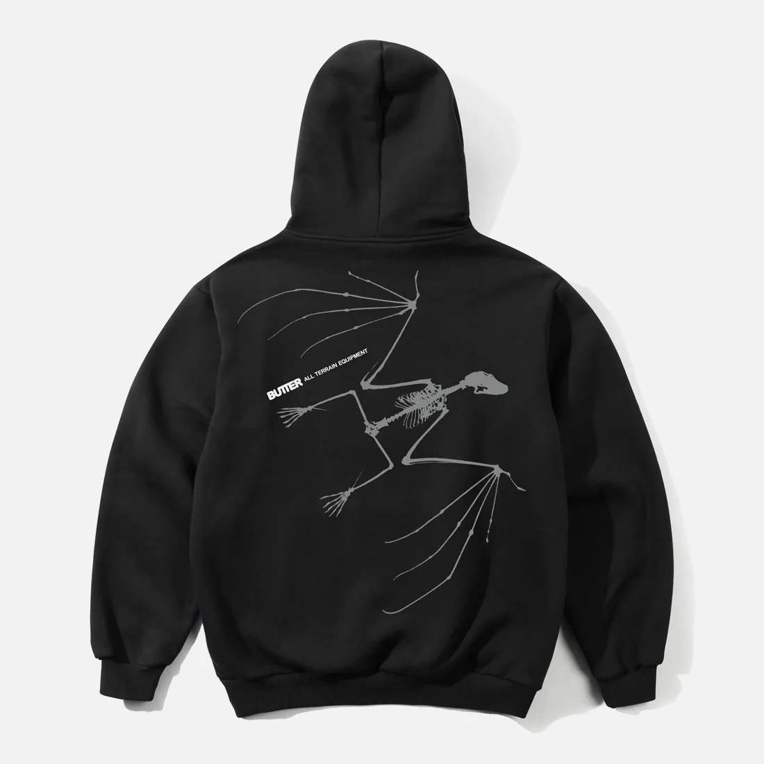 BUTTER GOODS Nocturnal Pullover Hood - Black - Image 2
