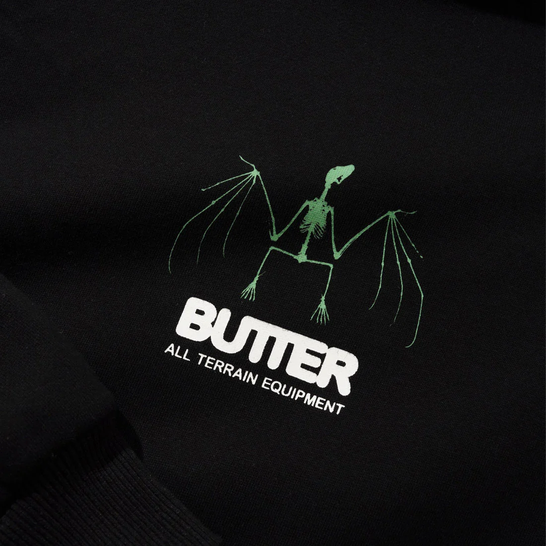BUTTER GOODS Nocturnal Pullover Hood - Black - Image 3