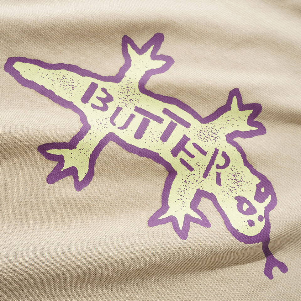 BUTTER GOODS Reptile Tee - Tan - Image 2