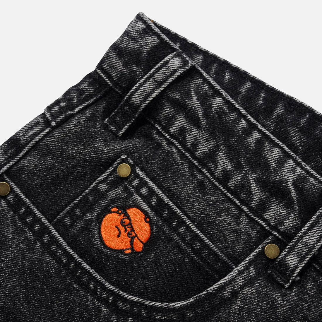 BUTTER GOODS Santosuosso Denim Jeans - Stonewash Black - Image 4