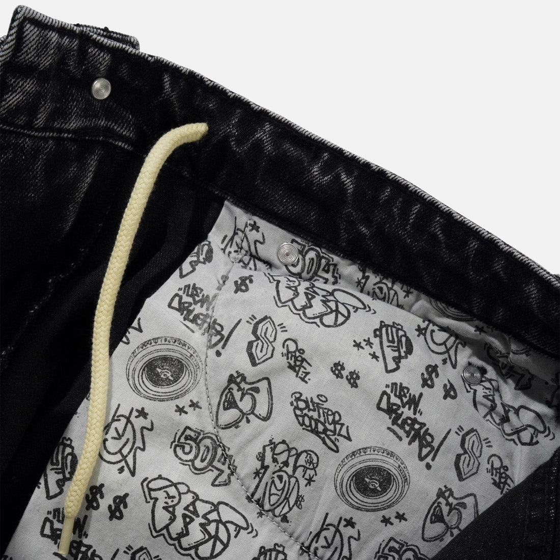 BUTTER GOODS Santosuosso Denim Jeans - Stonewash Black - Image 6