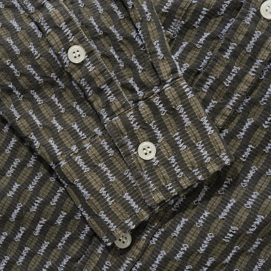 BUTTER GOODS Stitch Shirt - Moss - Image 2
