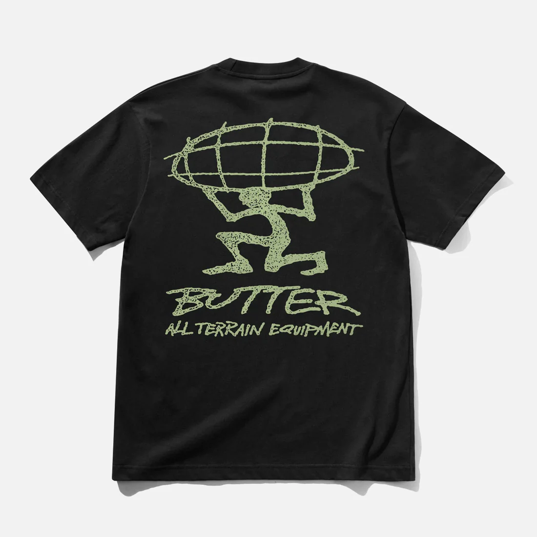 BUTTER GOODS Terrain Tee - Black - Image 2