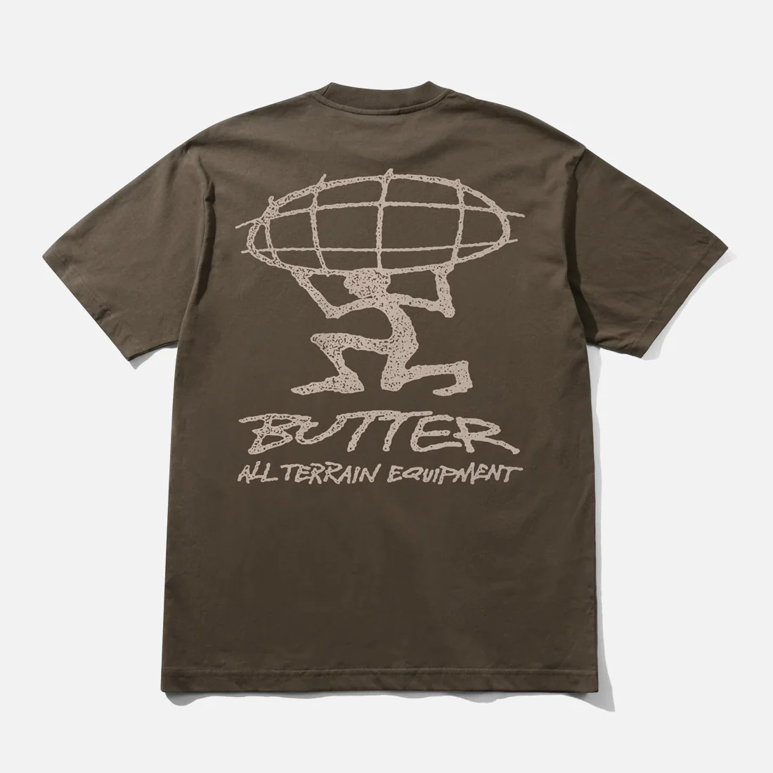 BUTTER GOODS Terrain Tee - Brown - Image 2