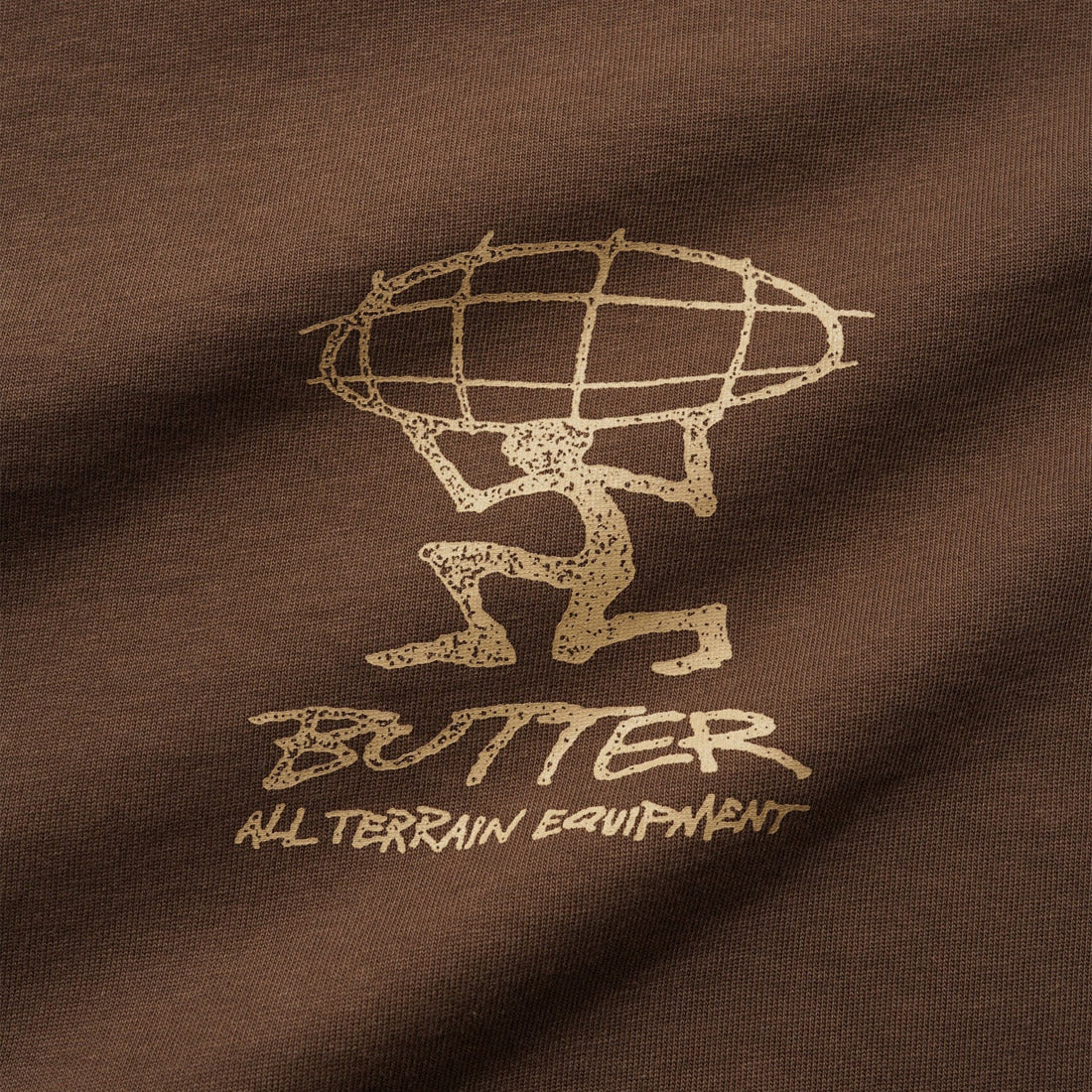 BUTTER GOODS Terrain Tee - Brown - Image 3