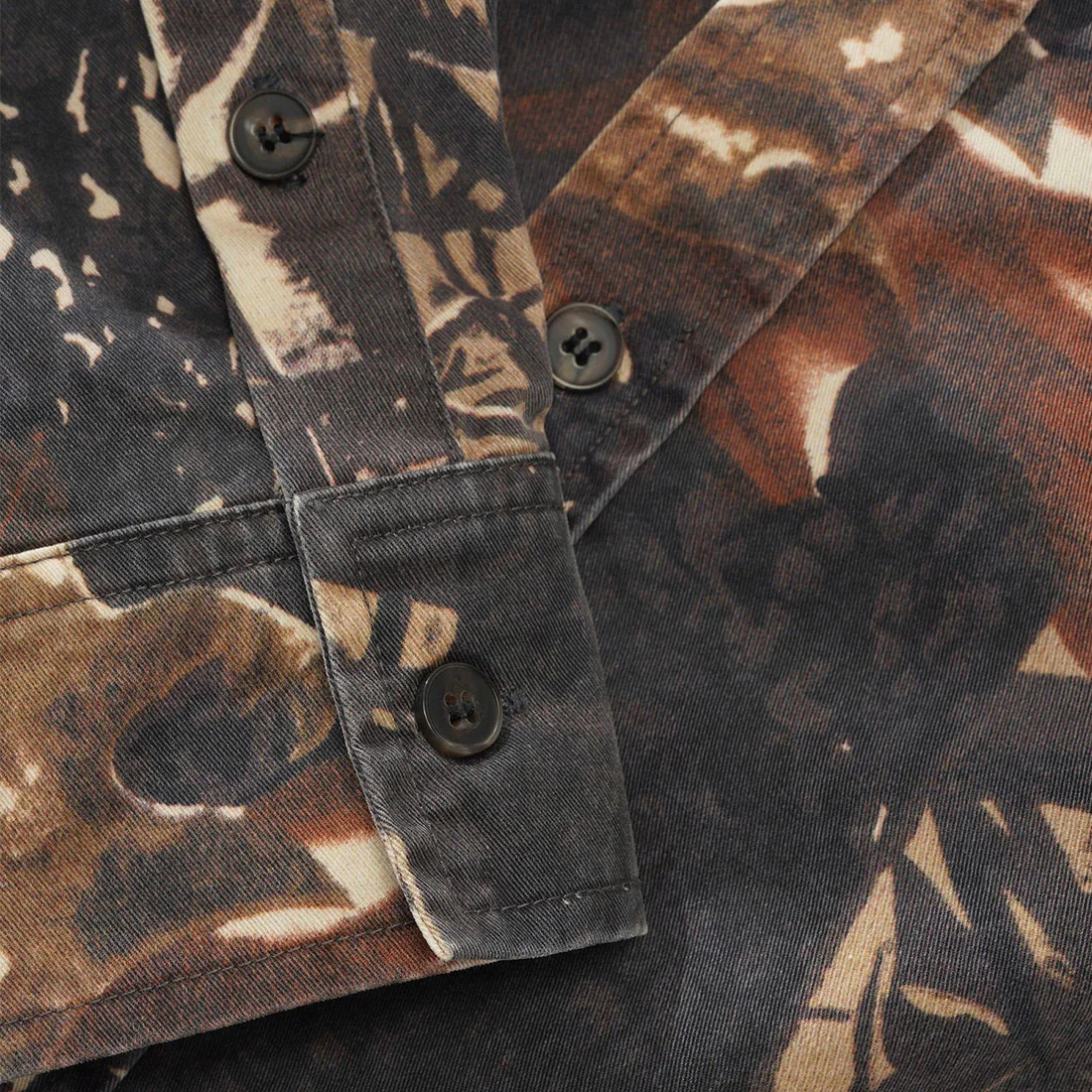 BUTTER GOODS Washed Pocket Shirt - Camo - Image 4