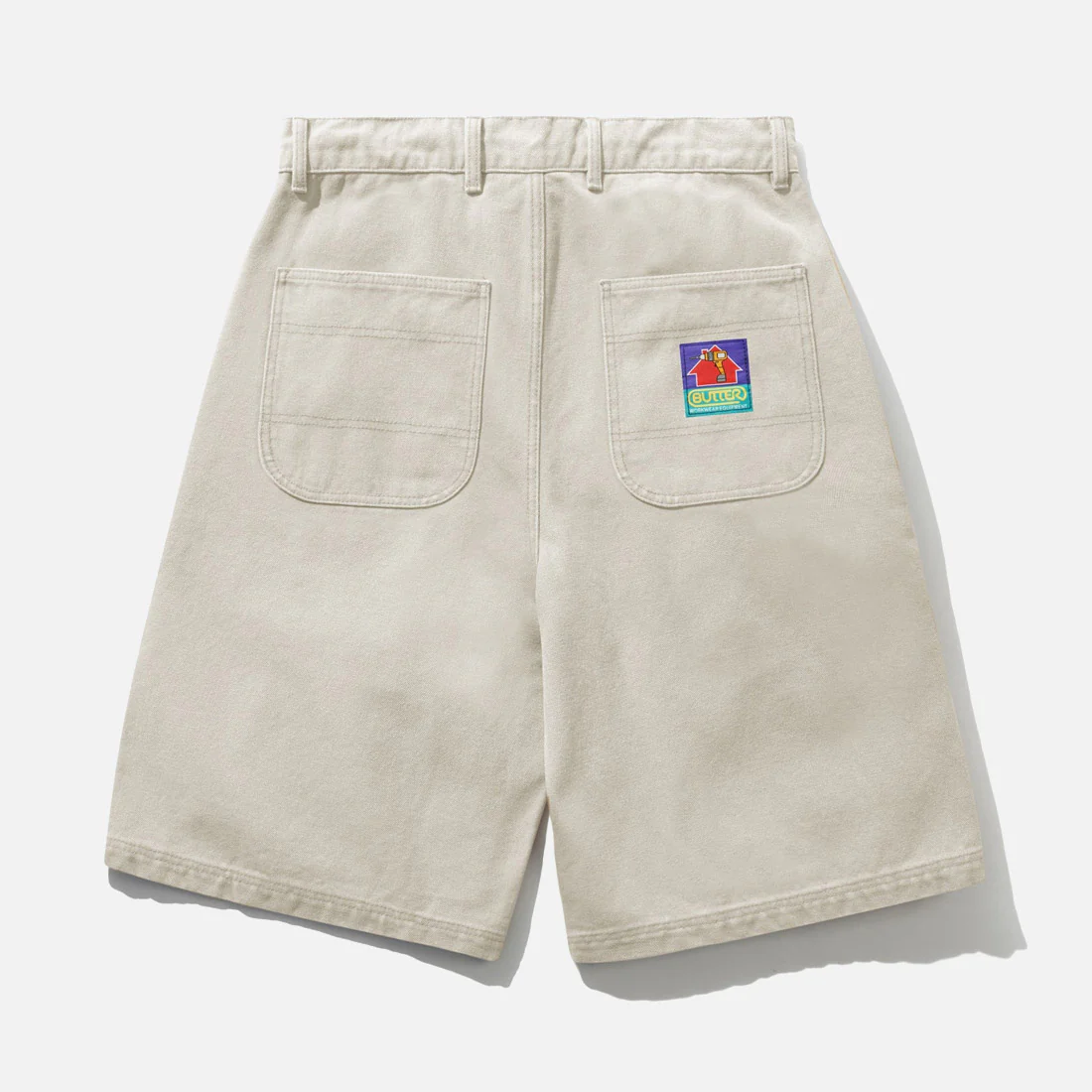 BUTTER GOODS Work Shorts - Stone - Image 2