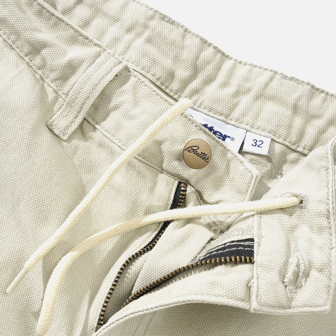 BUTTER GOODS Work Shorts - Stone - Image 4