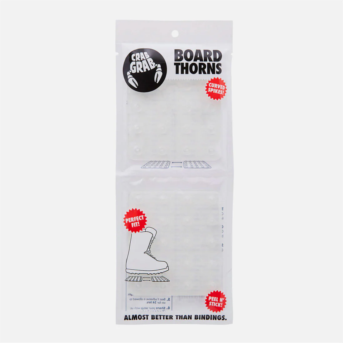 CRAB GRAB Board Thorns Stomp Pad - Clear - Image 2