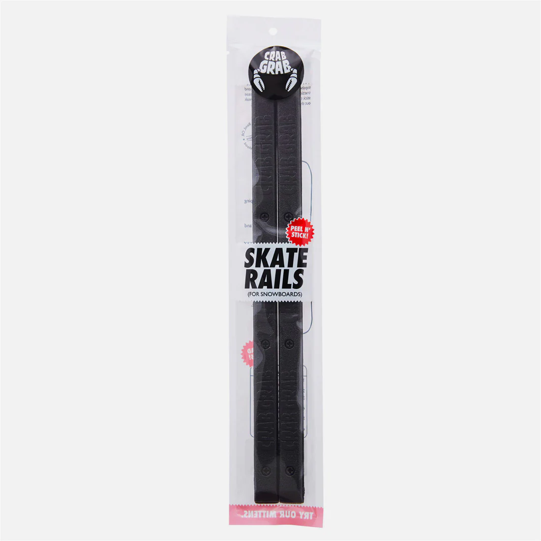 CRAB GRAB Skate Rails Stomp Pad - Black - Image 2
