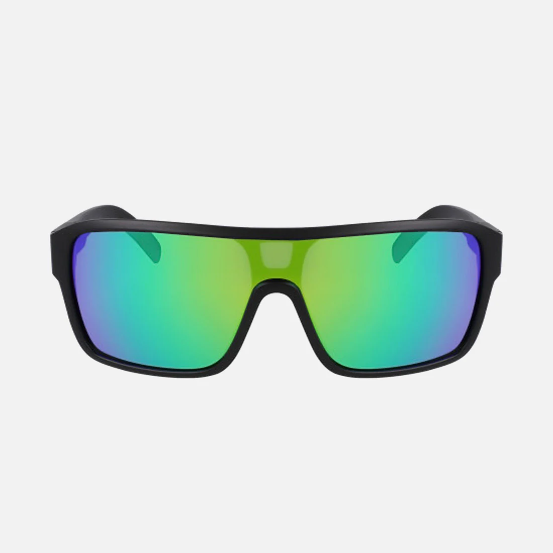 DRAGON Remix Polarized Sunglasses - Matte Black (Green Ion) - Image 3