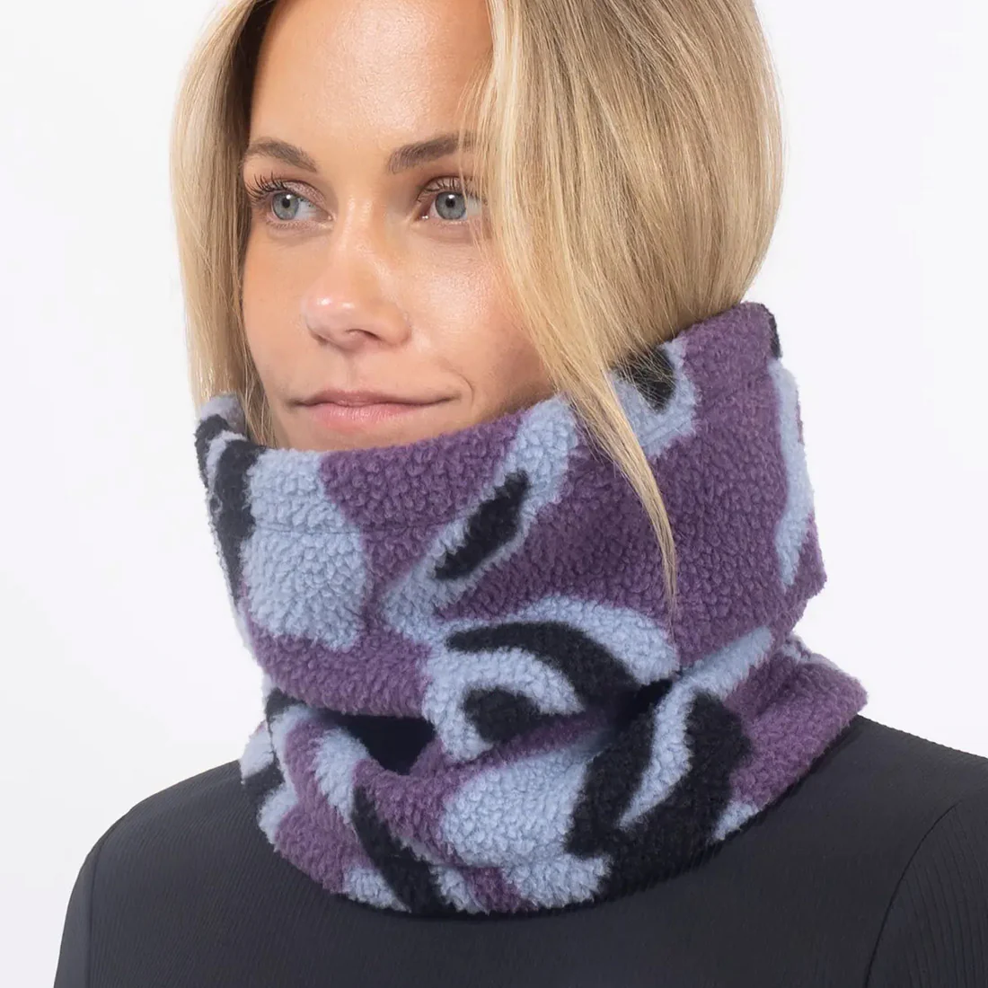 EIVY Beanie Sherpa Neckwarmer - Purple Stray - Image 3