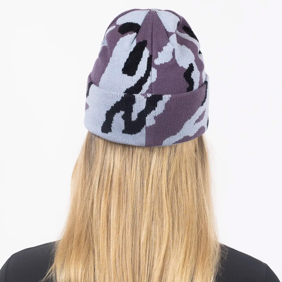EIVY Heavy Jaquard Beanie - Purple Stray - Image 3