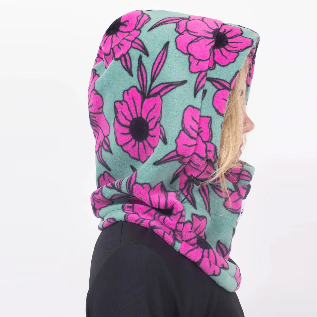 EIVY Mandy Fleece Balaclava - Turquoise Flower - Image 5