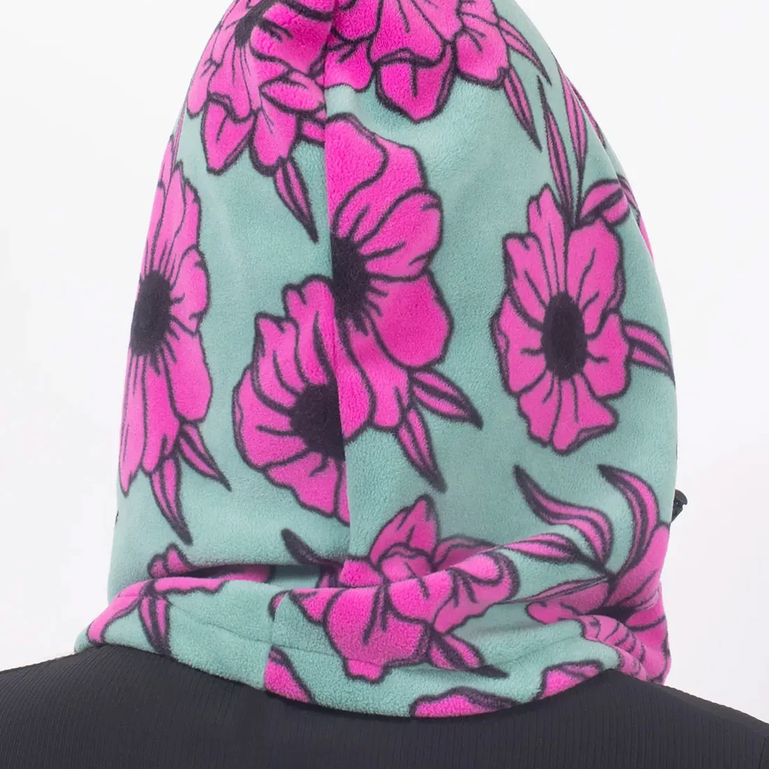 EIVY Mandy Fleece Balaclava - Turquoise Flower - Image 6