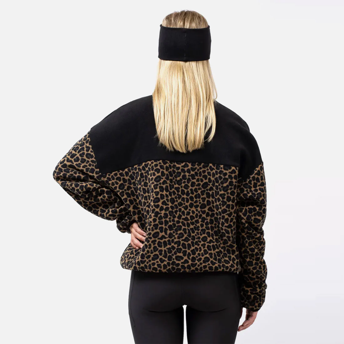 EIVY Women's Ball Fleece - Black/Leopard - Image 5