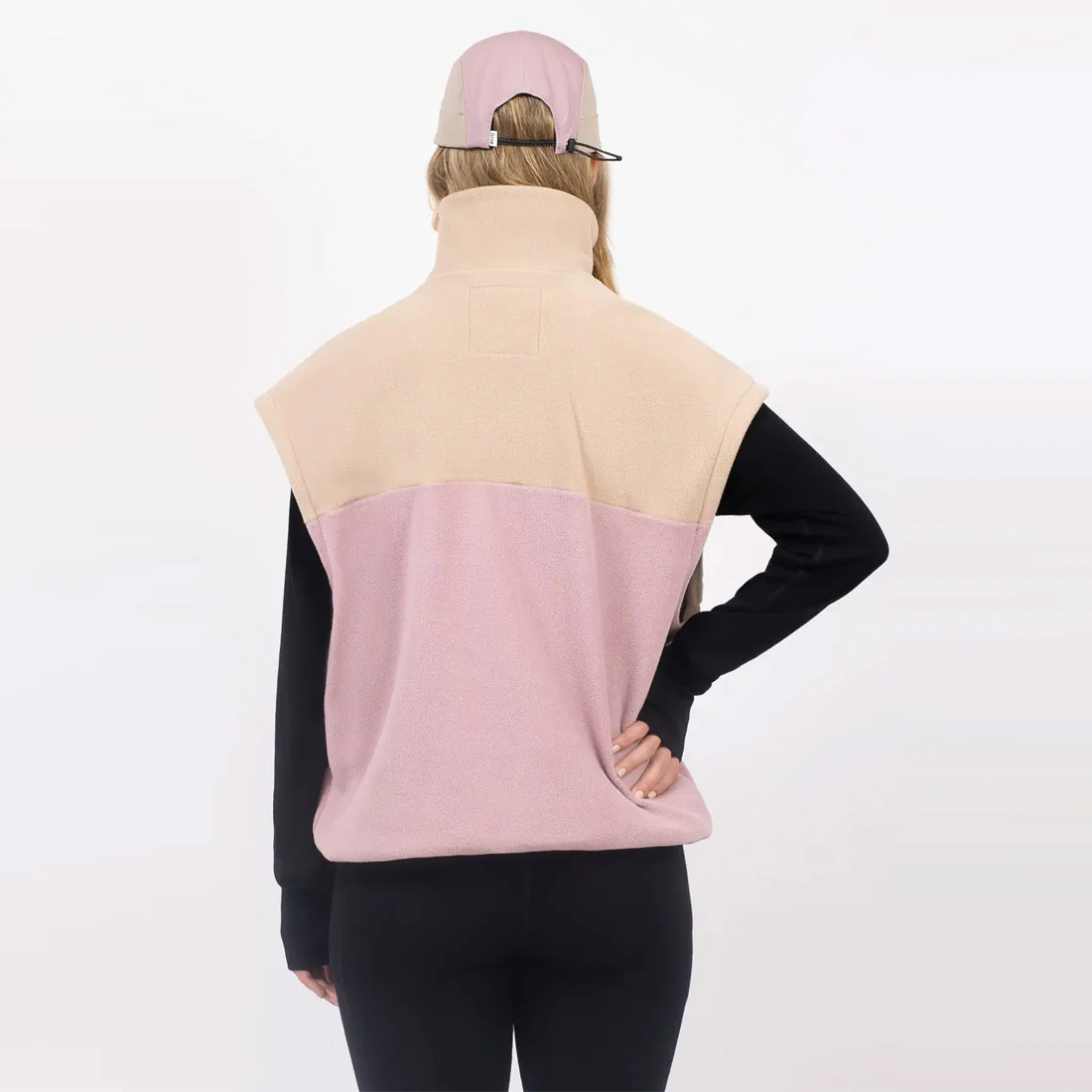 EIVY Women's Ball Fleece Vest - Sand/Faded Woodrose - Image 6