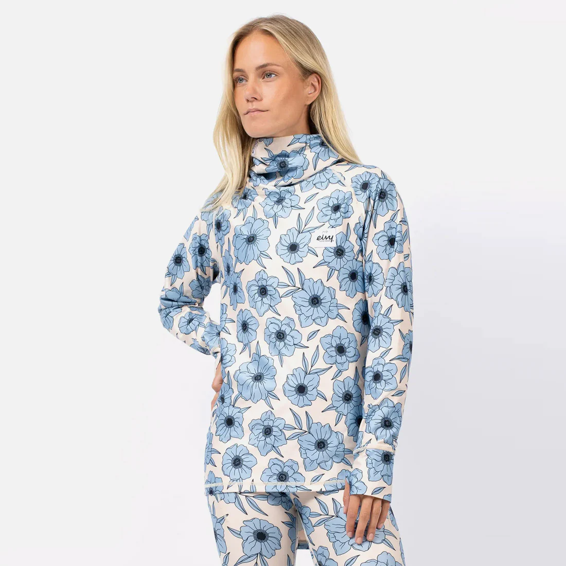 EIVY Women's Icecold Gaiter Top - Blue Flower - Image 3