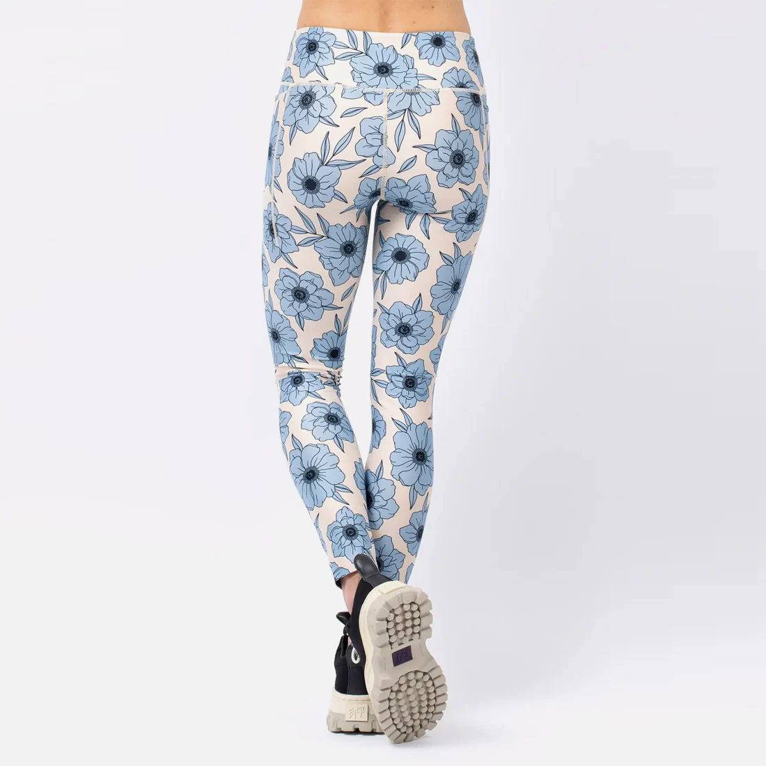 EIVY Women's Pocket Tights - Blue Flower - Image 4