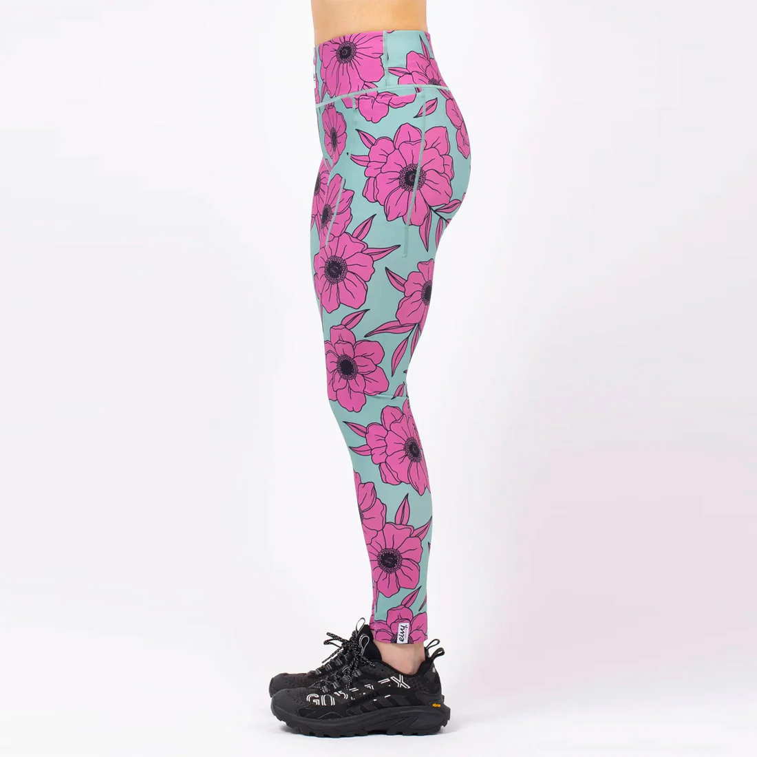 EIVY Women's Pocket Tights - Turquoise Flower - Image 5