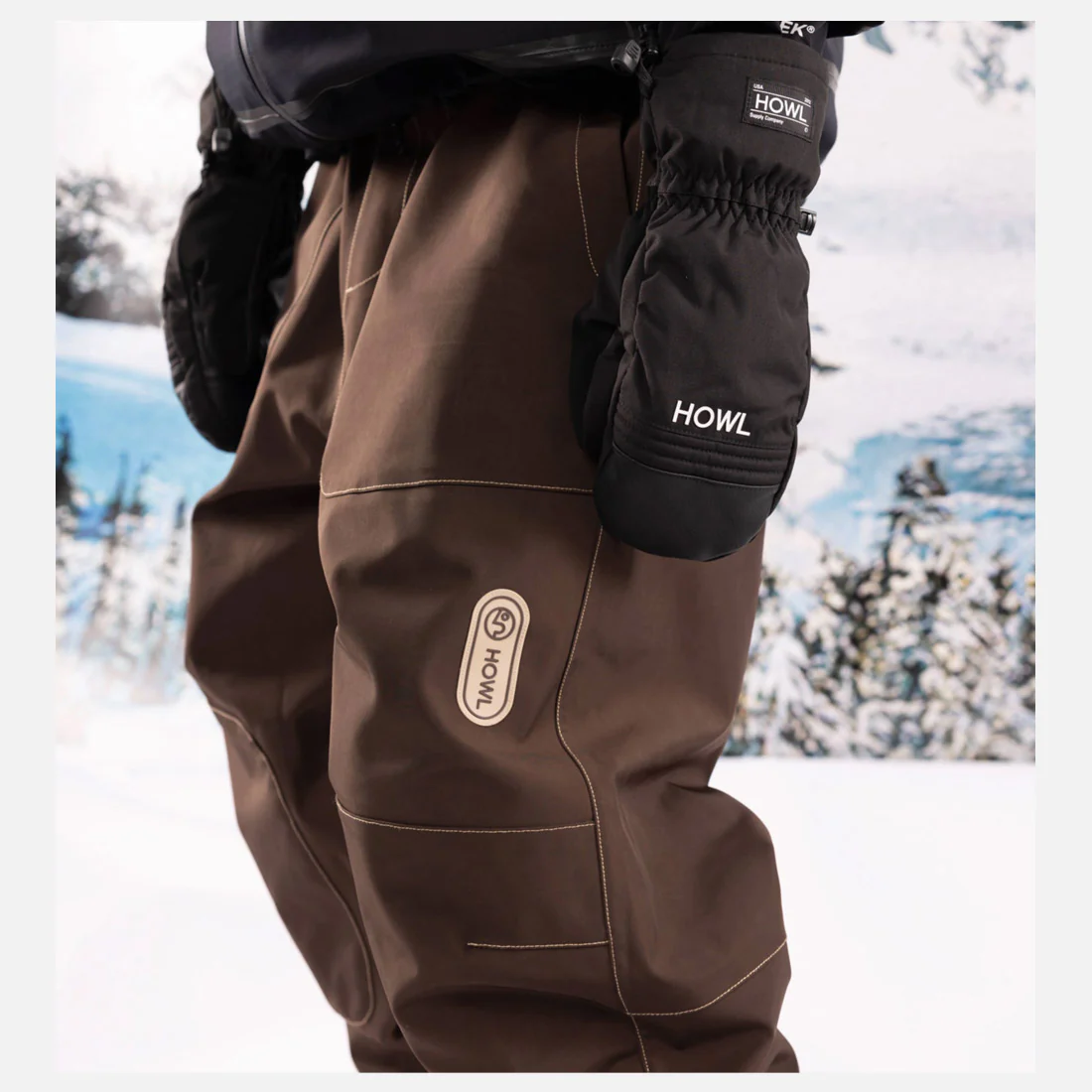 HOWL Public Pant 2026 - Brown - Image 3