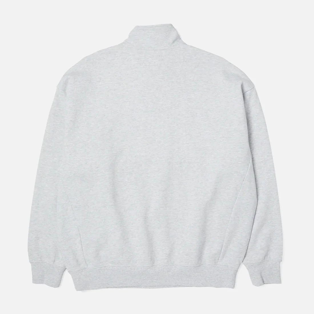 HUF Arch Enzyme 1/4 Zip Fleece - Heather Grey - Image 2