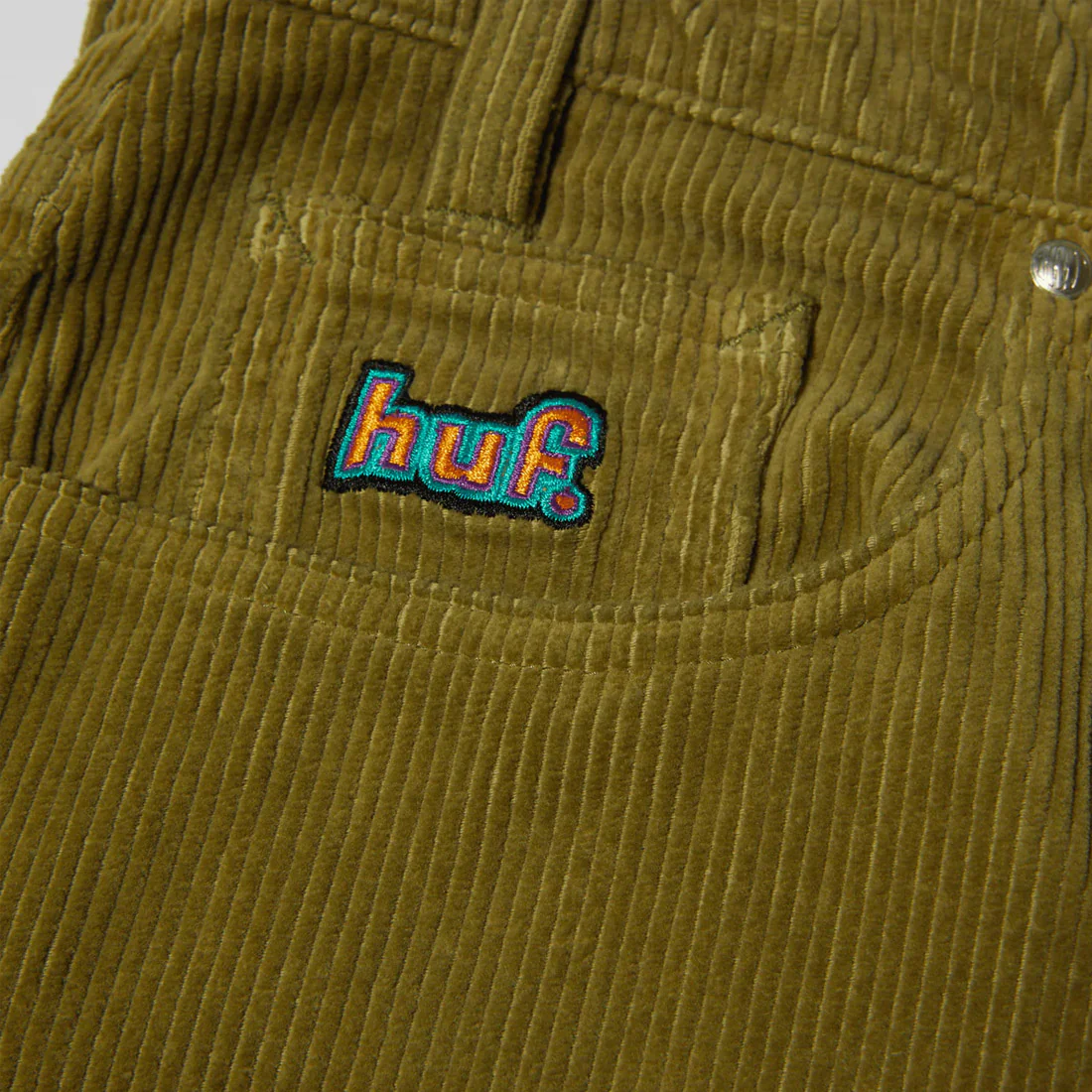 HUF Cromer Corduroy Pant - Leaf - Image 3