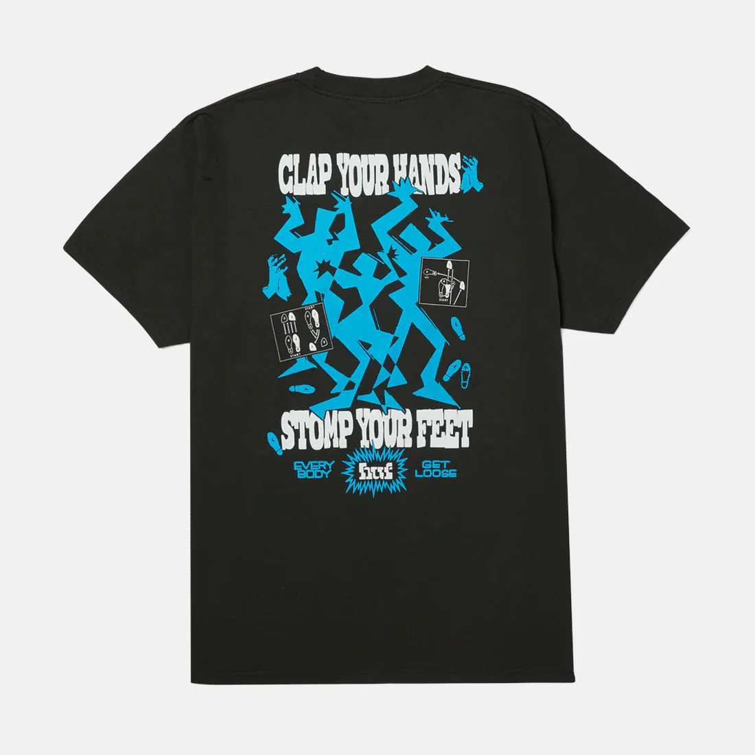 HUF Everybody Get Loose Tee - Vintage Black - Image 2