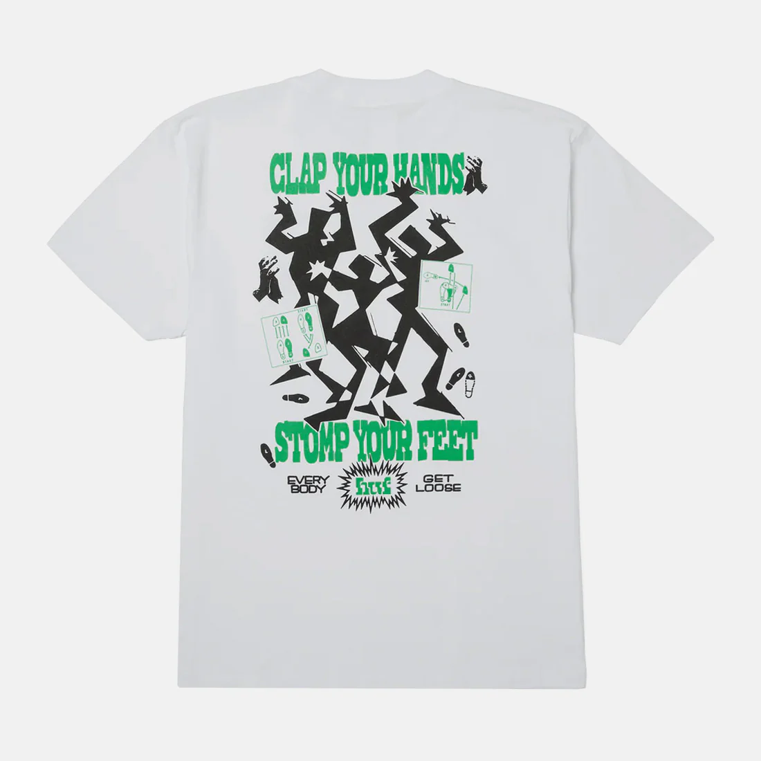 HUF Everybody Get Loose Tee - White - Image 2