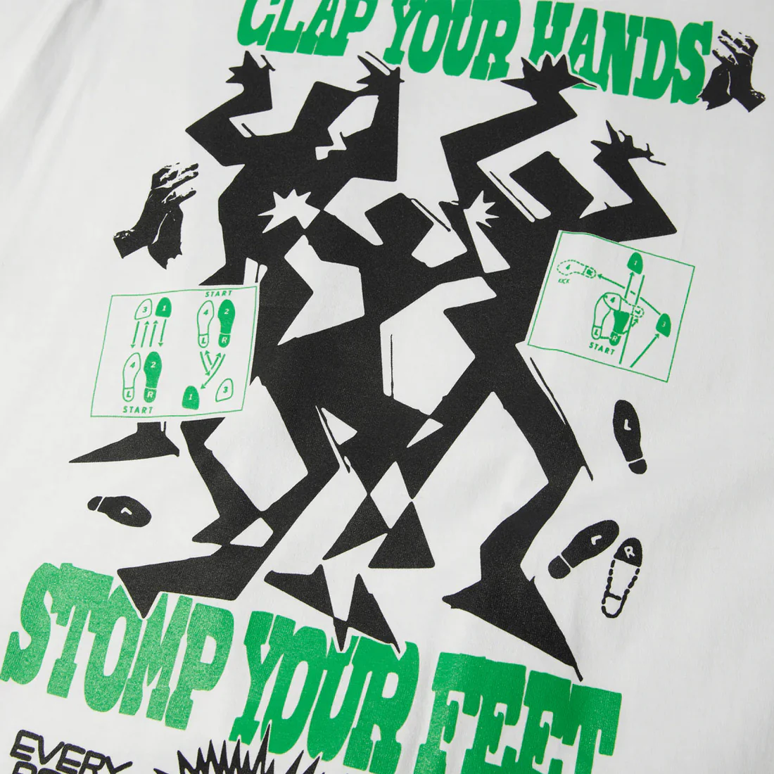 HUF Everybody Get Loose Tee - White - Image 3