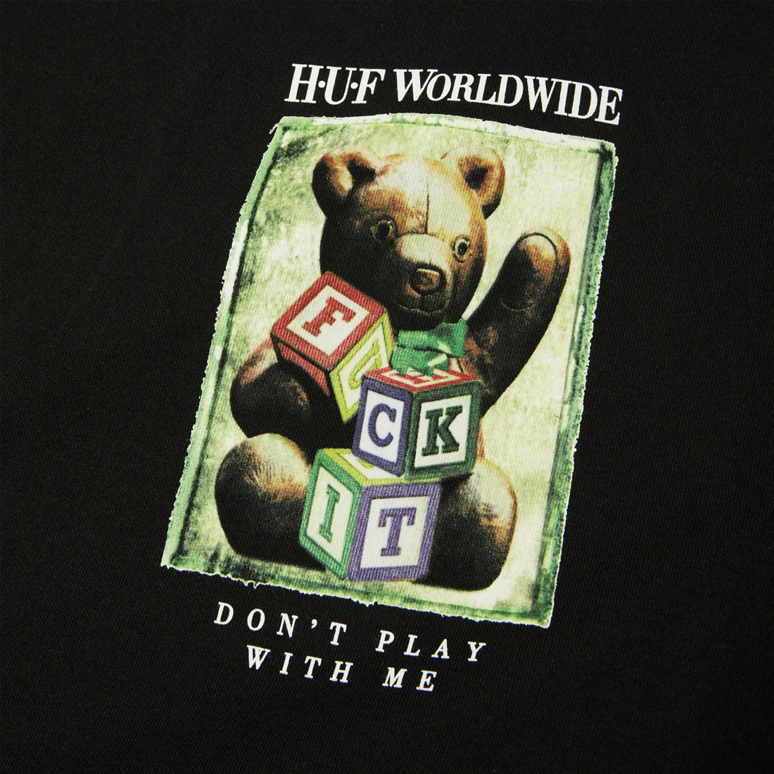 HUF Gift Bear Tee - Black - Image 2